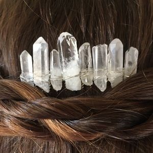 Handcrafted Quartz Hair Comb